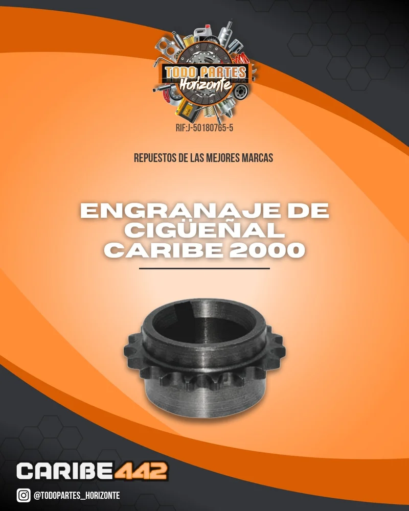 Engranaje De Cigueñal Caribe 2000