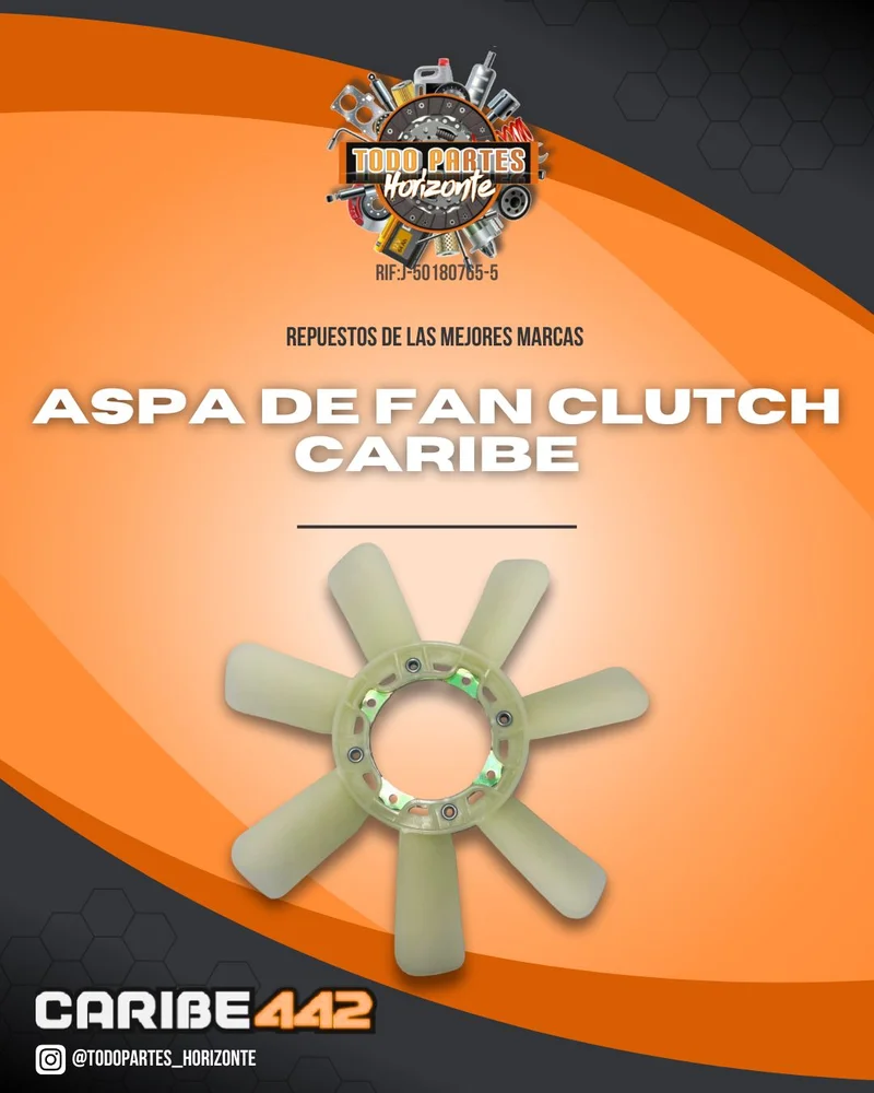 Aspa De Fan Clutch Caribe