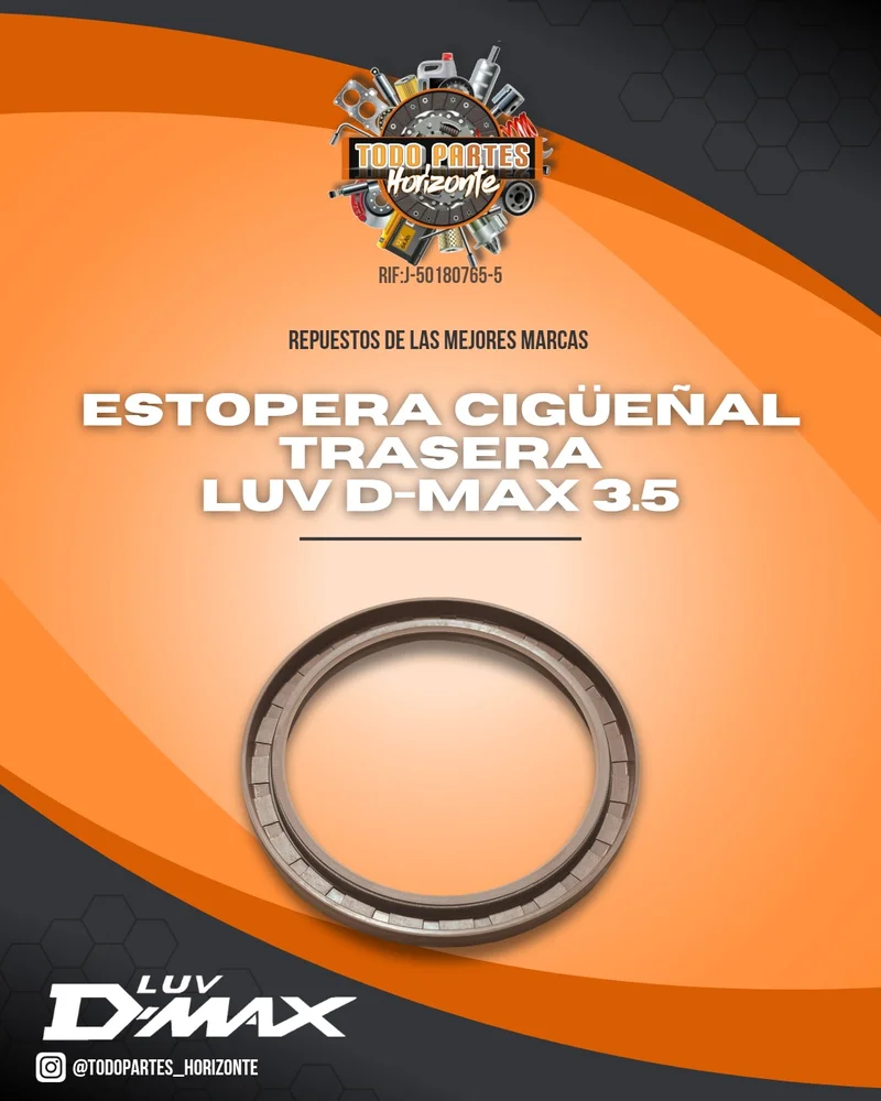 Estopera Cigueñal Trasera Luv D-Max 3.5
