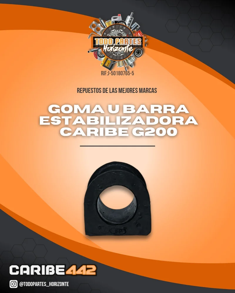 Goma U Barra Estabilizadora Caribe G-200