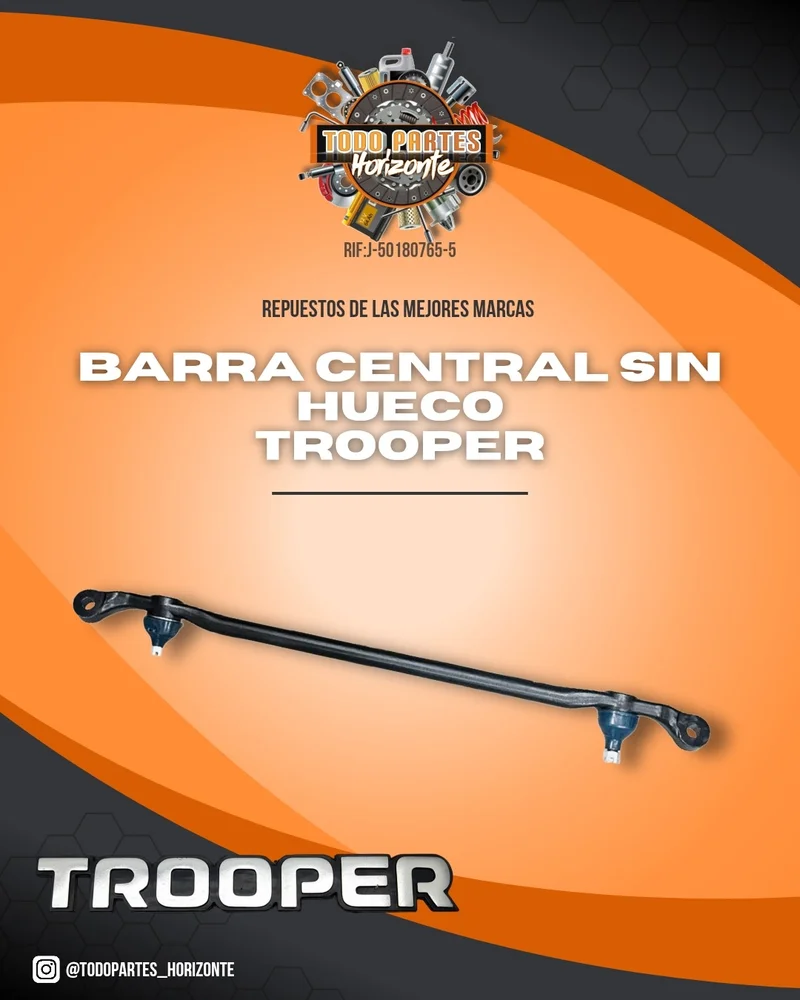Barra Central Sin Hueco Trooper