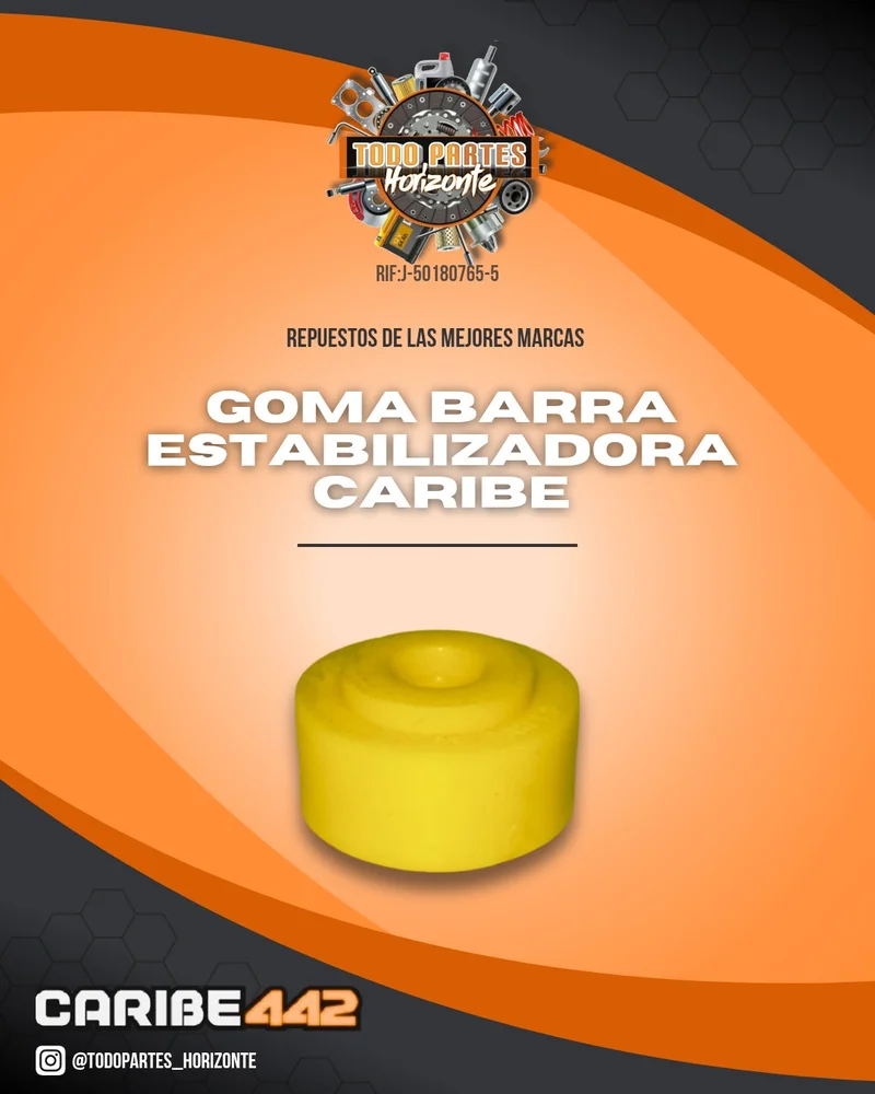 Goma Barra Estabilizadora Caribe
