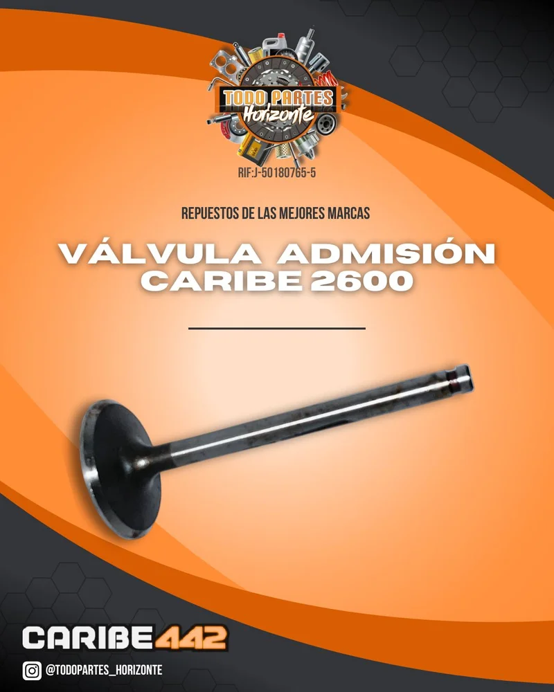 Válvula Admisión Caribe 2600