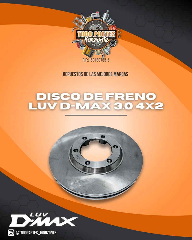 Disco De Freno Luv D-Max 3.0 4x2