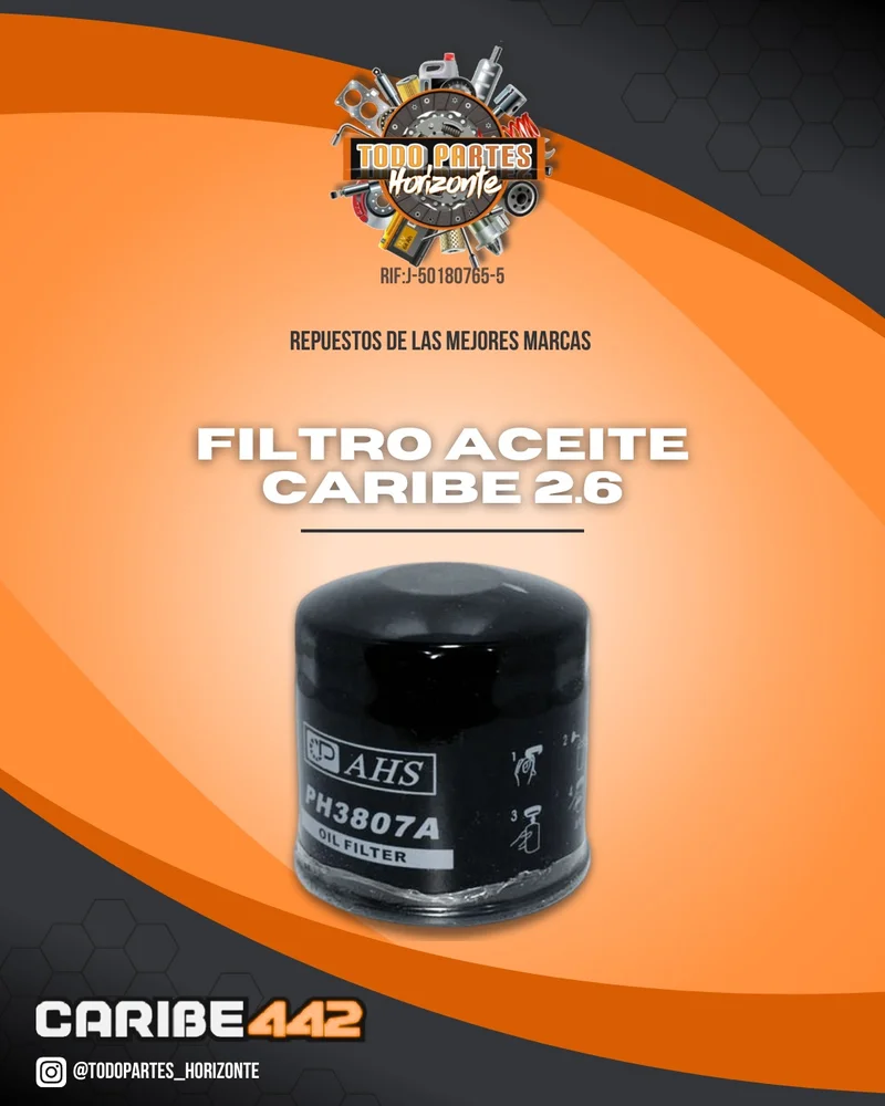 Filtro Aceite Caribe 2.6
