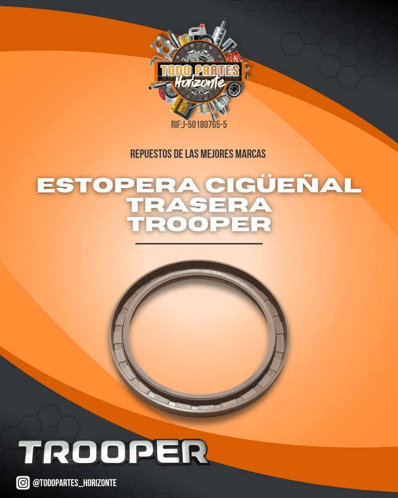 Estopera Cigueñal Trasera Trooper