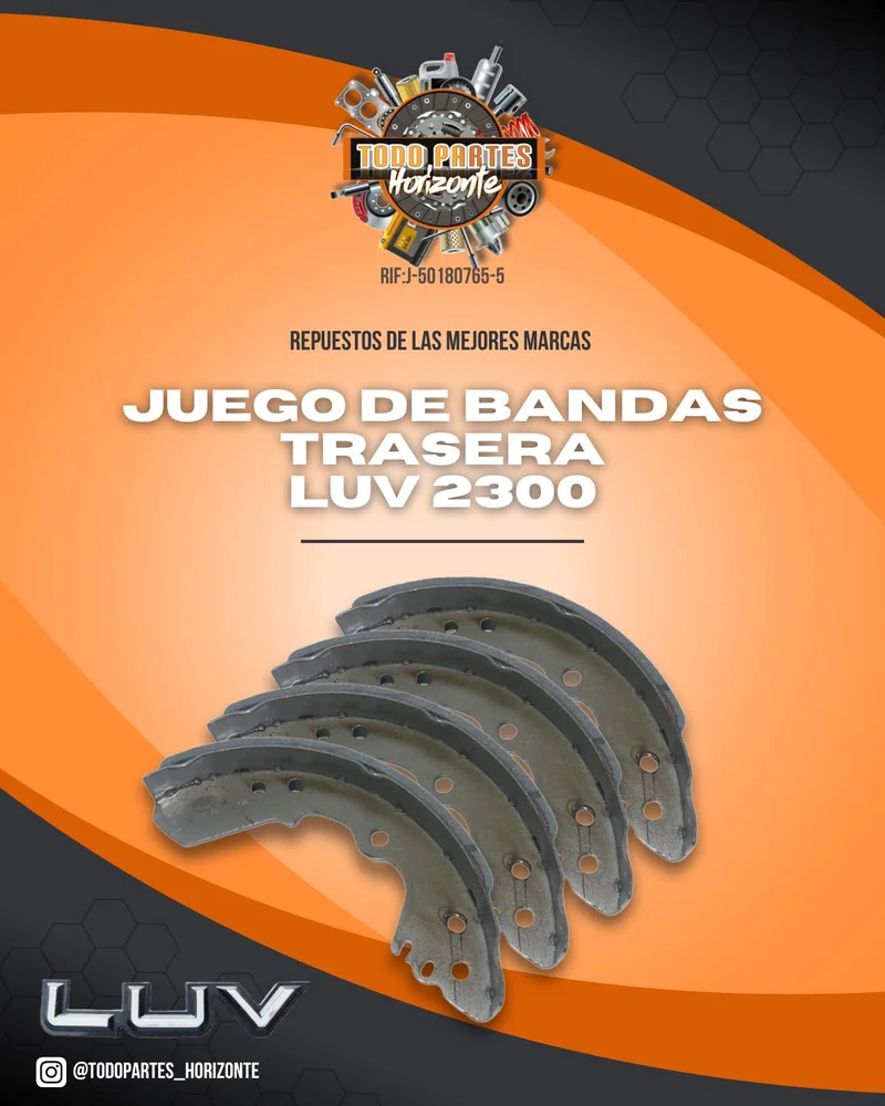 Juego De Bandas De Freno Luv 2300