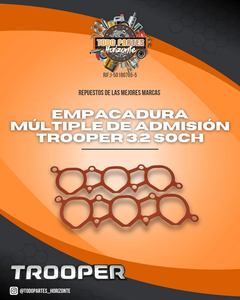 Empacadura Múltiple De Admisión Trooper 3.2 Sohc