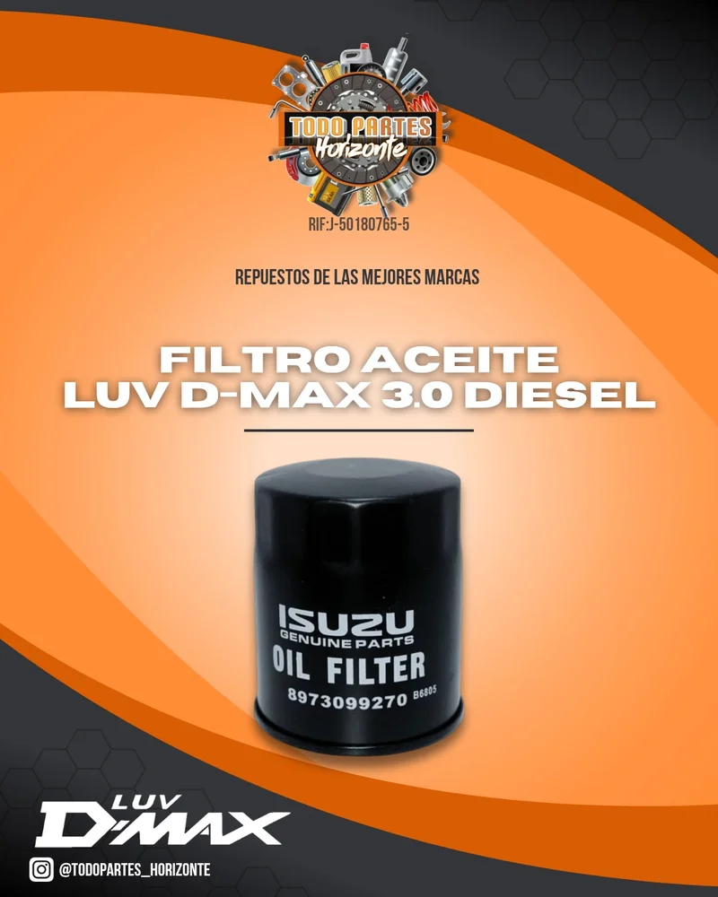 Filtro Aceite Luv D-Max 3.0 Diesel