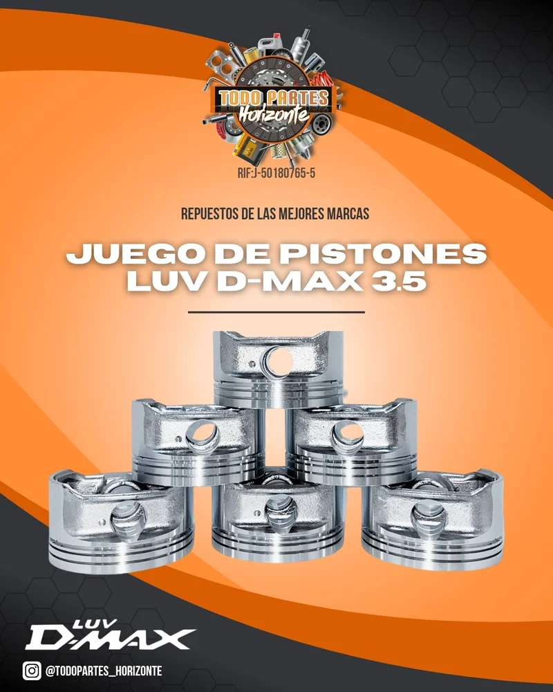 Juego De Pistones Luv D-Max 3.5