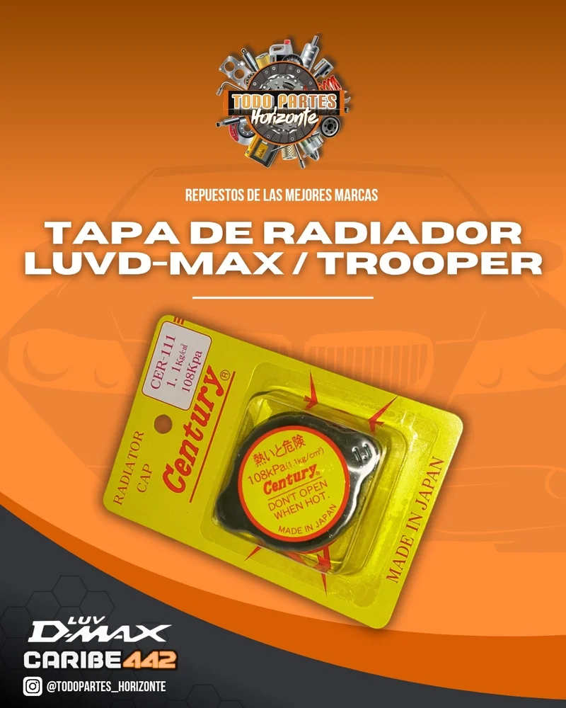 Tapa Radiador Luv D-Max / Trooper