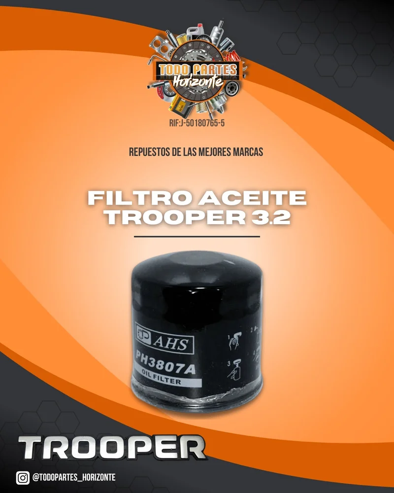 Filtro Aceite Trooper 3.2