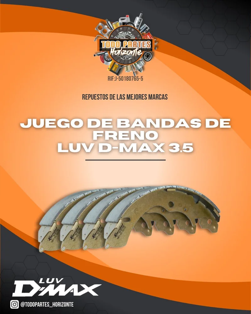 Juego De Bandas De Freno Luv D-Max 3.5