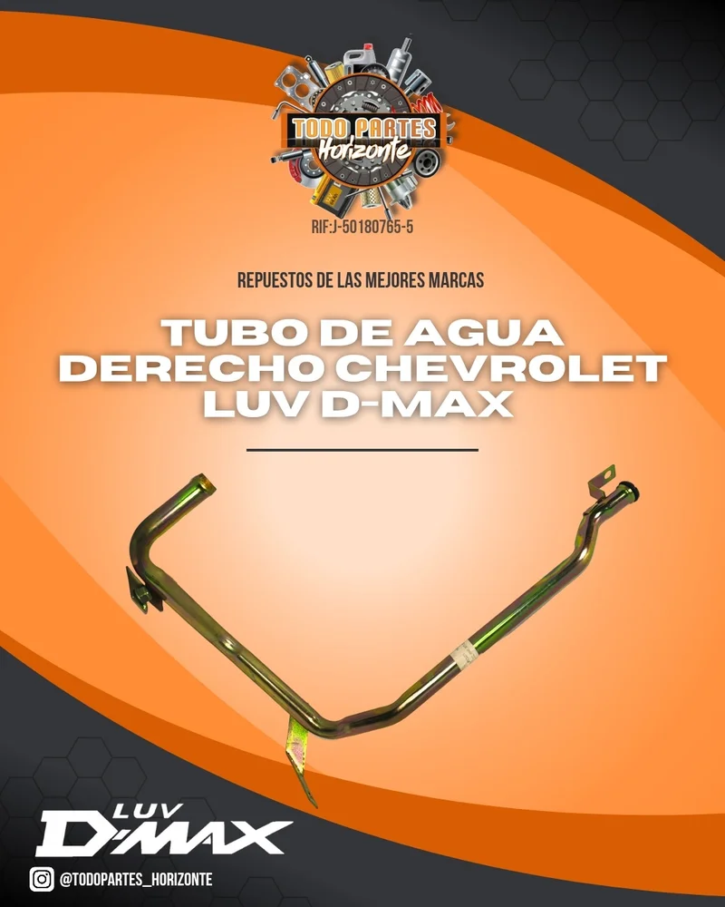 Tubo De Agua Derecho Luv D-Max 3.5