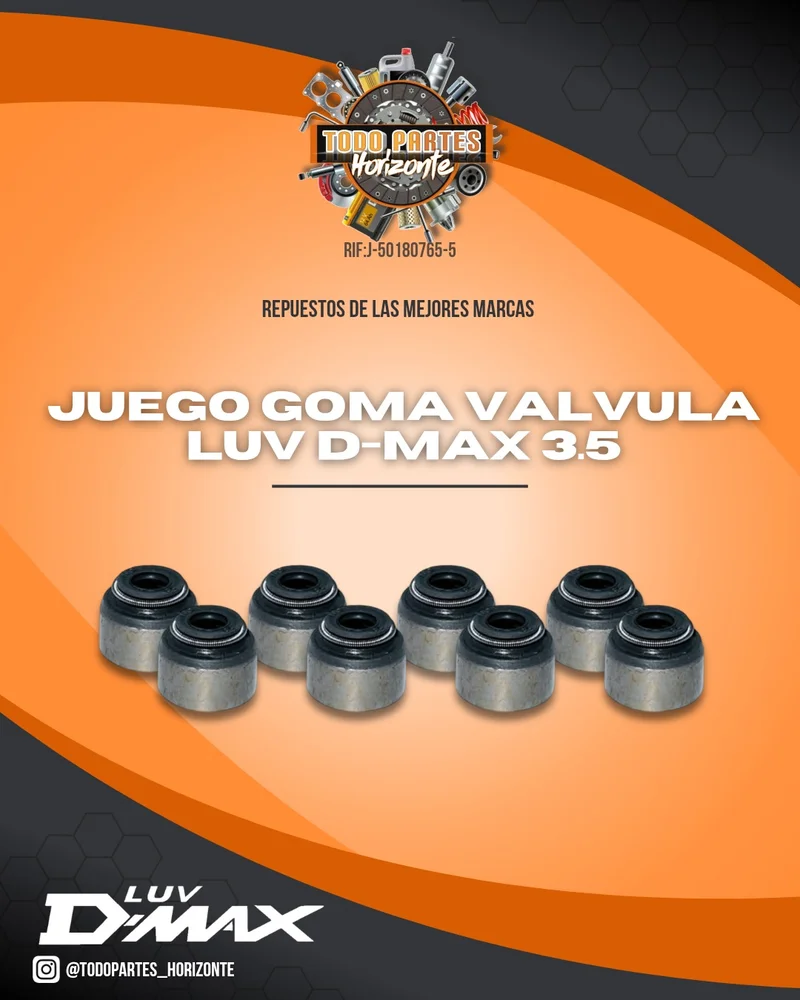 Juego Goma Valvula Luv D-Max 3.5