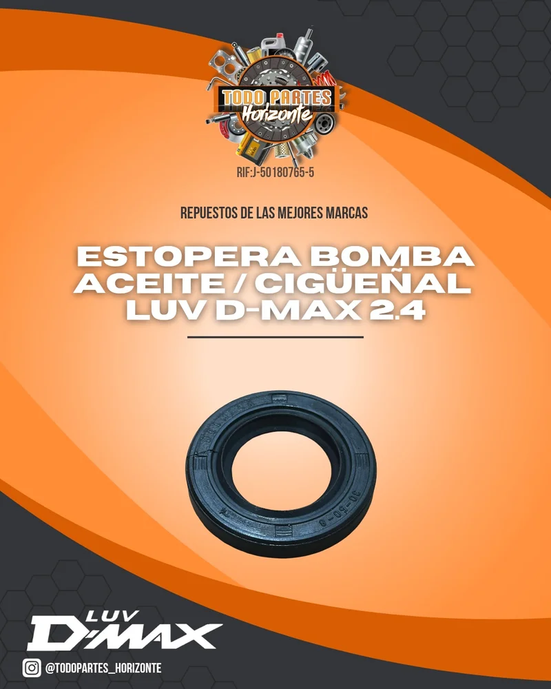 Estopera Bomba Aceite / Cigueñal Luv D-Max 2.4
