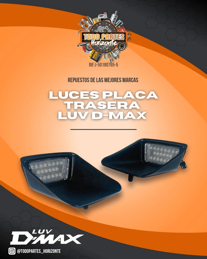 Luces Placa Trasera Luv D-Max