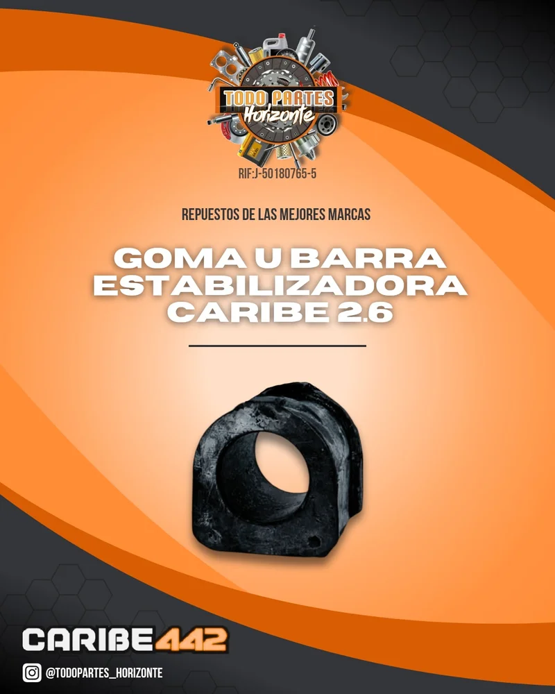 Goma U Barra Estabilizadora Caribe 2.6
