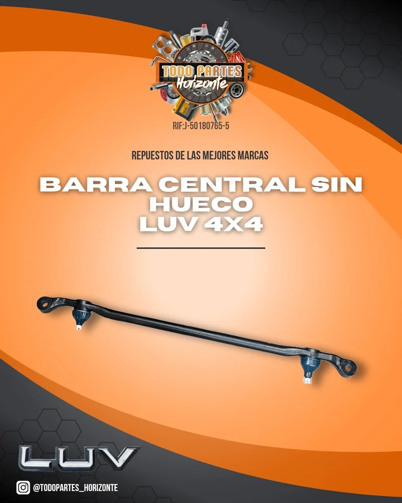 Barra Central Sin Hueco Luv 4x4