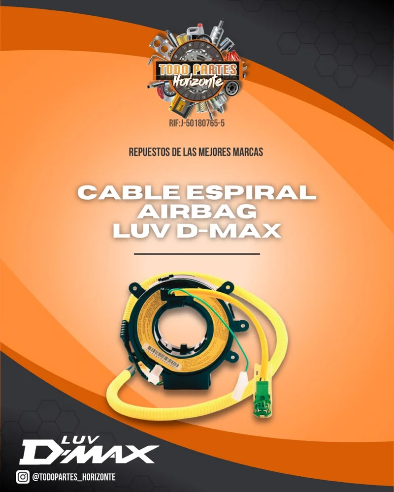 Fotografía de repuesto Cable Espiral / Cinta Airbag Luv Dmax 3.5 / Luv Dmax 2.4 / Luv Dmax 2.5 / Luv Dmax 3.0 original - Todo Partes Horizonte