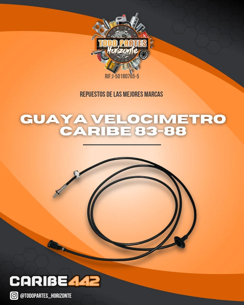 Guaya Velocimetro Caribe 83-88