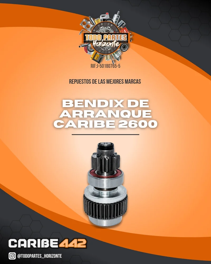 Bendix De Arranque Caribe 2600