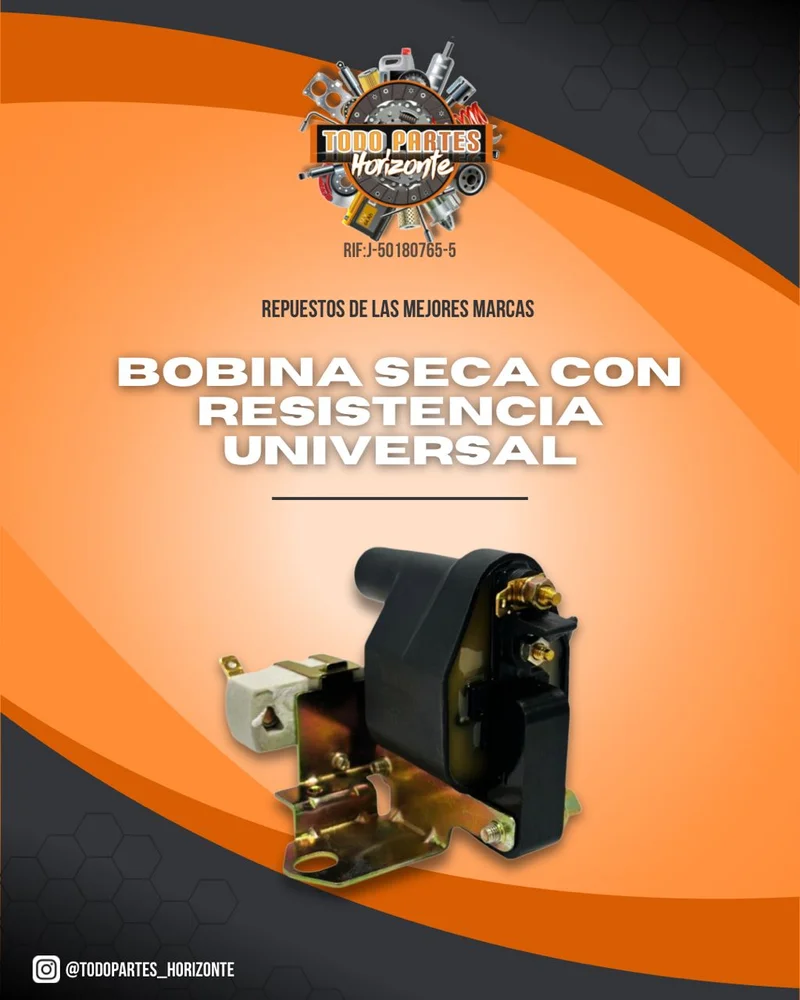 Bobina Seca Con Resistencia Universal