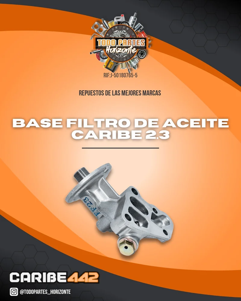 Base Filtro De Aceite Caribe 2.3