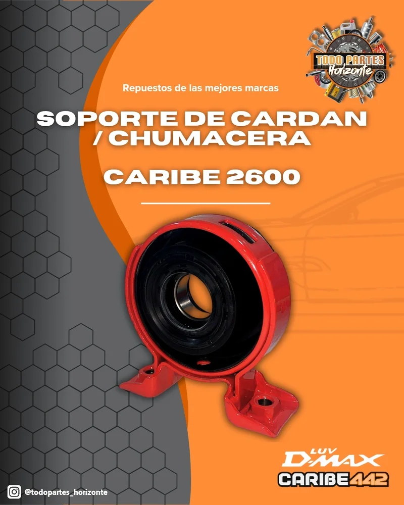 Soporte Cardan / Chumacera Caribe 2.6