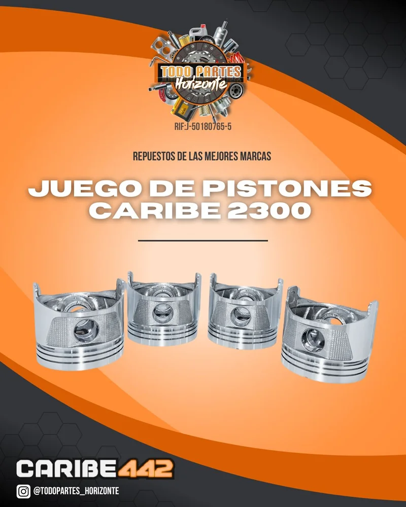 Juego De Pistones Caribe 2300