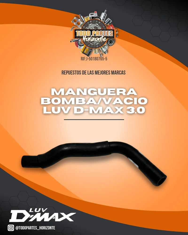 Repuesto MANGUERA BOMBA VACIO LUV DMAX 3.0 original