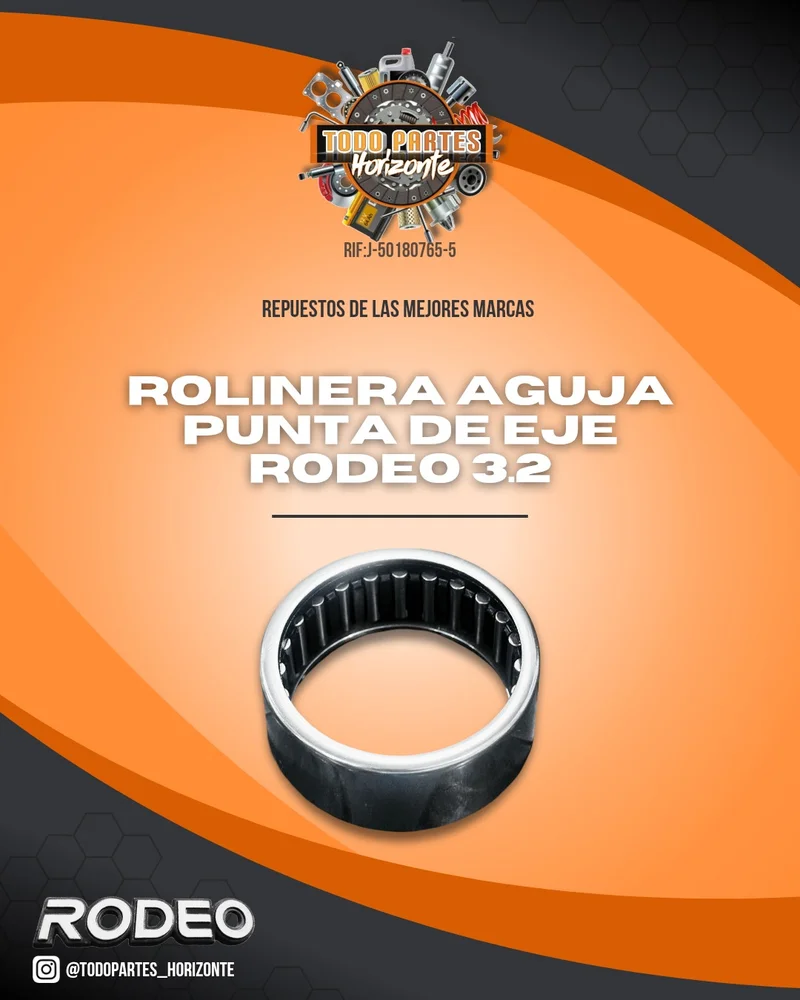 Repuesto ROLINERA PUNTA EJE AGUJA RODEO 3.2 original