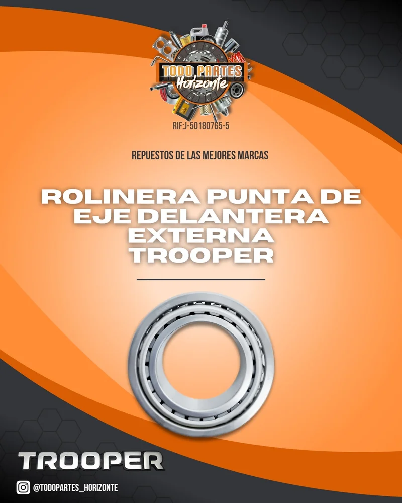 Repuesto ROLINERA PUNTA EJE DELANTERA TROOPER original