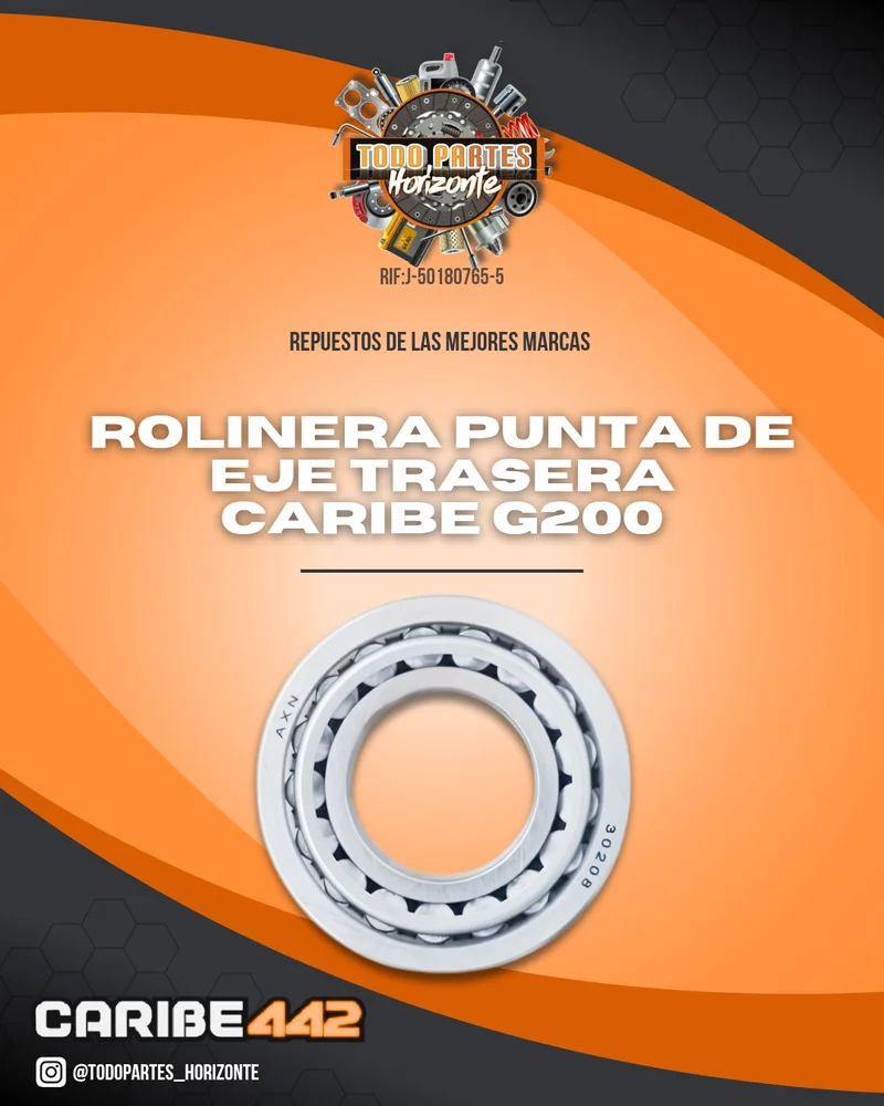 Fotografía de repuesto Rolinera Punta Eje Trasera Caribe G200 original - Todo Partes Horizonte