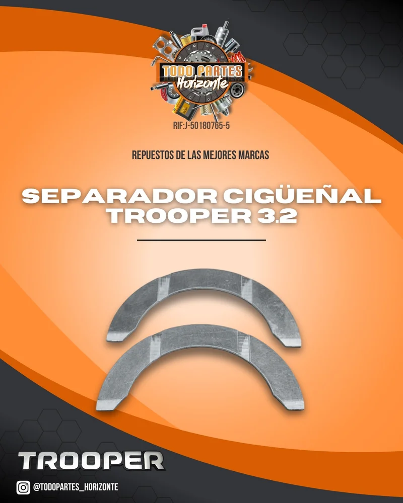Fotografía de repuesto Separador De Cigueñal / Axiales Trooper 3.2 original - Todo Partes Horizonte