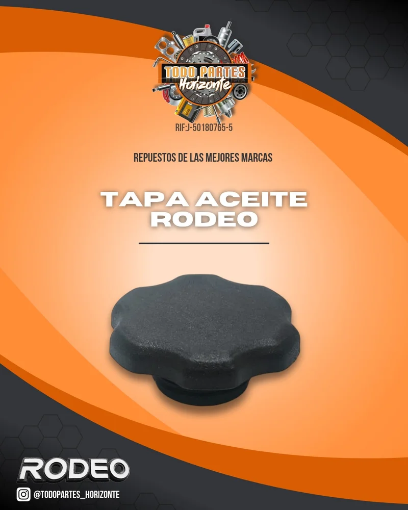 Fotografía de repuesto Tapa Aceite Rodeo original - Todo Partes Horizonte