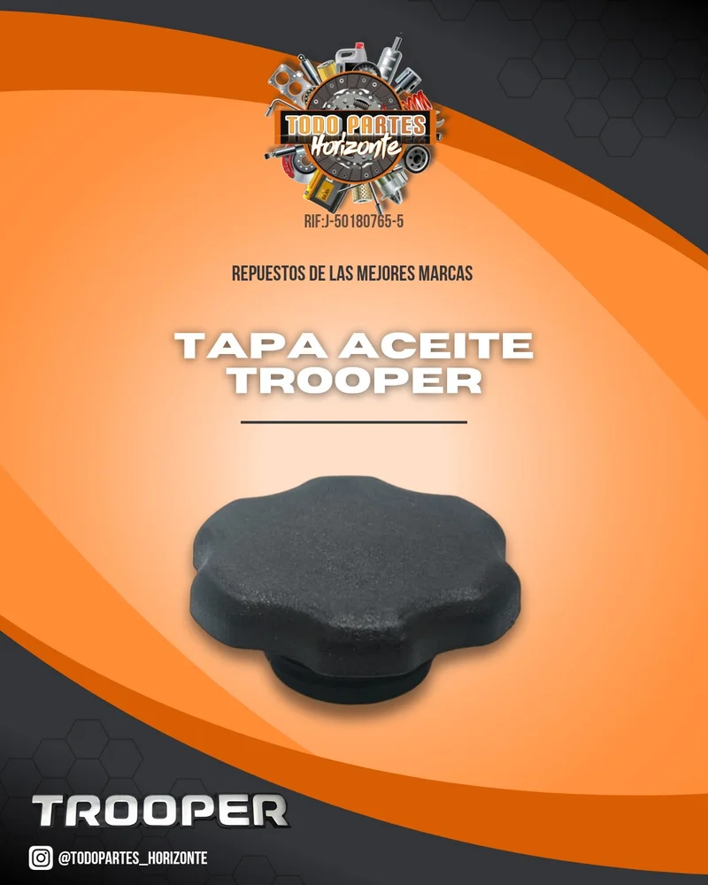 Repuesto TAPA ACEITE TROOPER original