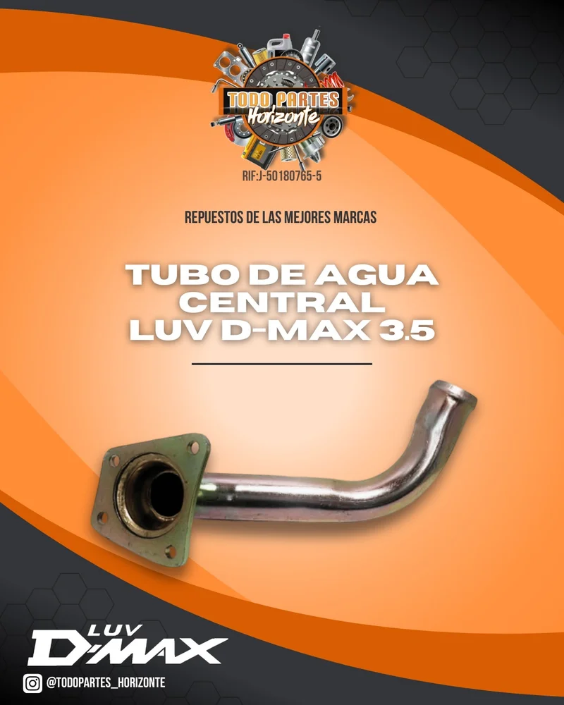 Repuesto TUBO AGUA CENTRAL LUV DMAX 3.5 original